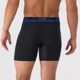 thumbnail image 4 of Hanes Moves Premium Men's Anti-Chafe X-Temp Boxer Briefs, Black, 2-Pack, Size: S-XL, 4 of 6