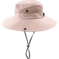 thumbnail image 2 of Kids Wide Brim Mesh Sun Hat UPF 50+ Sun Protection Hat Beach Play Hat Pink, 2 of 4