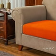 thumbnail image 3 of Stretch Sofa Seat Cushion Cover Couch Covers Furniture Protector (Armchair, Orange), 3 of 7