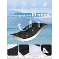 thumbnail image 4 of Ekouaer Mens Swim Trunks 7 Inch Quick Dry Board Shorts Swimwear Bathing Suits with Mesh Liner 2 in 1 Surf Swimming Short with Pockets, 4 of 6