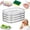 Four Layers, variant on Multi-layer Food Storage Box with Lid, Deli Meat Ham and Cheese Container for Fridge, Stackable Container Set for Meal Prep, Fridge Organization, Pantry Storage,Meat Pieces Storage Box (Three Layers)