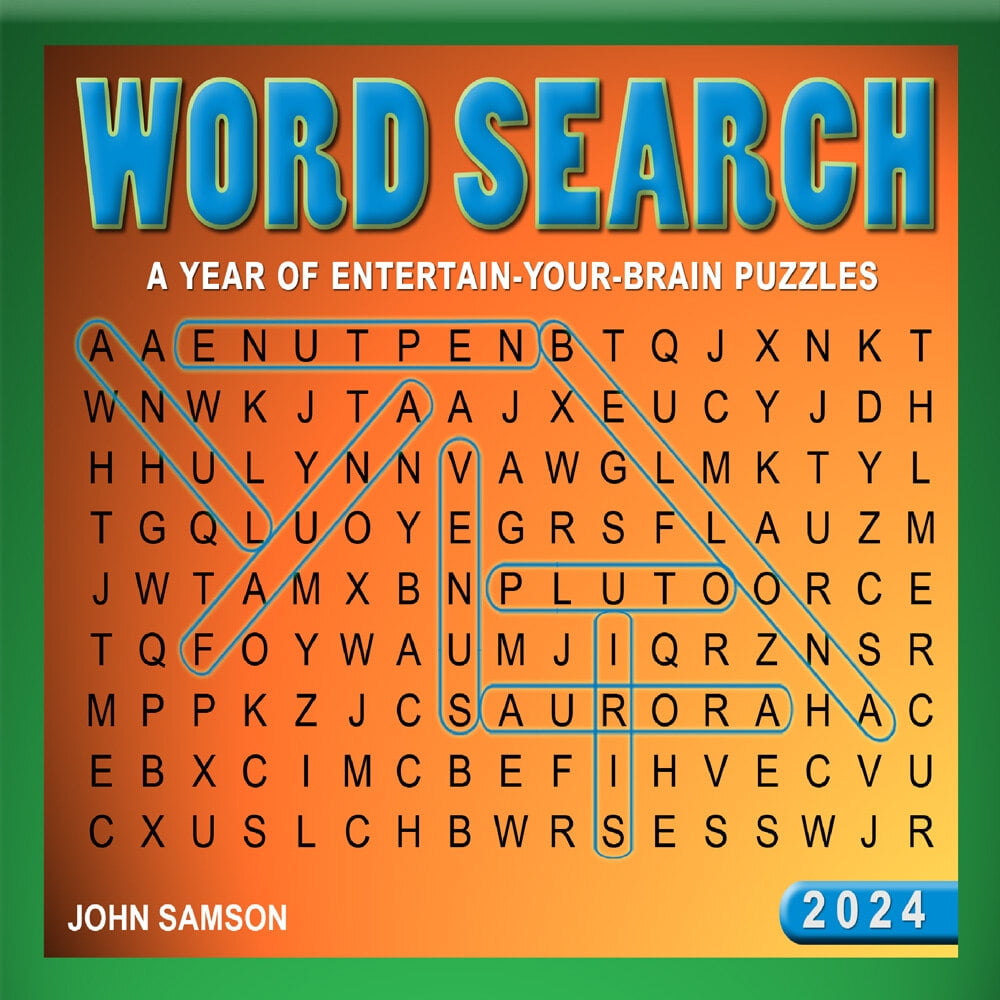 Calendar Ink, Word Search 2024 Desk Calendar