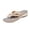 Beige, variant on Bkhluea Women Wedge Flip Flop Sandals Rhinestone Decor Shoes Comfortable For Beach Travel Casual Daily Outdoor Activities