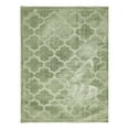 thumbnail image 3 of Unique Loom Trellis Shag Collection Area Rug - Traditional (9' x 12' 2" Rectangle Green), 3 of 12
