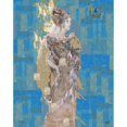thumbnail image 3 of Wiley, Marta 15x18 Black Modern Framed Museum Art Print Titled - Queen Bee II blue, 3 of 5