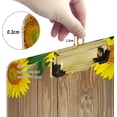 thumbnail image 3 of FMSHPON Beautiful Sunflowers Wooden Clipboard Hardboard Wood Nursing Clip Board and Pull for Standard A4 Letter 13x9 inches, 3 of 7