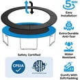 thumbnail image 3 of JoyBerri Trampoline Spring Cover for 14FT Trampoline – ASTM Certified Safe, Waterproof Double-Sided Replacement Pad (Blue & Black), 3 of 6