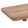 thumbnail image 4 of Gibson Home Gracious Dining 2-Tier Wooden Serving Tray with Metal Frame – Acacia Wood, 4 of 14