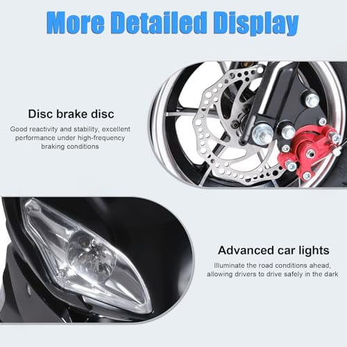 Floseru 50CC Mini Motorcycle for Kids, 4-Stroke Mini Dirt Bike, Gas Power Pocket Rocket Bike, Miniature Kid Dirt Bike, Up t25MPH, Max Load 330Lbs Plus Quality Improvement