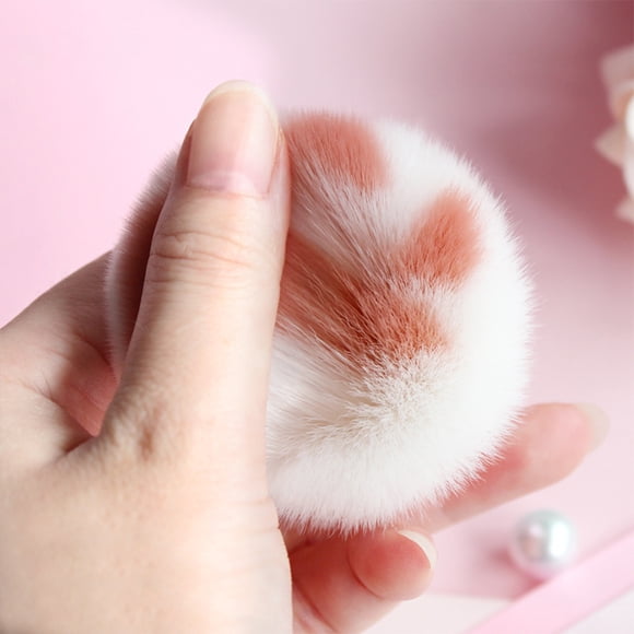 Pincel de maquillaje con forma de pata de gato, pincel cosmético profesional, pincel para rubor, corrector y polvos de contorno