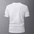 thumbnail image 4 of Summer Fashion Plus Size Mens Shirts Trendy Clothes 2025 Solid Color Short Sleeved Outdoor Running Sports Breathable Short Sleeve Up to 65% off!, 4 of 4