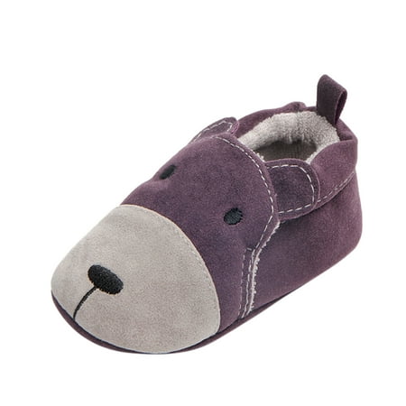 

Relanfenk Baby Sneakers Toddler Girls Boys Plush Animal Shoes Prewalker Warm Shoes