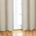 thumbnail image 6 of CAROMIO Room Darkening Blackout Curtains Thermal Insulated Blackout Curtains for Bedroom, 52"W x 72"L 2 Panels, Beige, 6 of 7