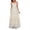White, variant on IROINNID A-Line Dress For Women Sleeveless Off-The-Shoulder Summer Casual Party Backless Long Dress Strapless Solid Color Dress