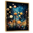 thumbnail image 2 of Designart "Blue Black modern Odyssey" Abstract Floater Framed Canvas Art Print, 2 of 7