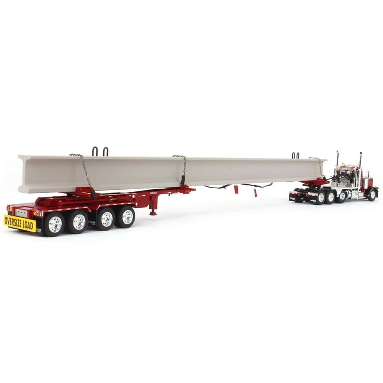 DCP 1/64 Peterbilt 379/389 TUTTO BIANCO Con 9 Luci Ambra Sul Tetto – Modellino Usato - Foto 3