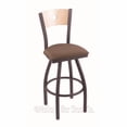 thumbnail image 6 of 830 Voltaire 25" Swivel Counter Stool with Anodized Nickel Finish, Medium Back and Graph Chalice Seat, 6 of 7
