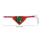 thumbnail image 3 of Christmas Cute Decoration Pet Adjustable Button Wipes Santa Claus Printed Triangular Wipes, 3 of 6