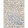 thumbnail image 6 of Pasargad Home Starburst Collection Power-Loomed White/Light Blue Area Rug- 5' x 8', For Indoor Space and all Age of Group, 6 of 6