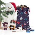 thumbnail image 5 of Christmas Sack – 28" X 20" Canvas Gift Bag with Drawstring, Full Print Polyester Santa Sack, Durable Reusable Xmas Gift Bag for Holiday, Party & Storage, 5 of 5