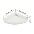 thumbnail image 2 of Unique Bargains Corner Guards Edge Protector Furniture Table Corner Protectors Adhesive Soft Silicone White 30x30x9mm 10 Pcs, 2 of 4