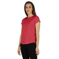 thumbnail image 3 of Inkmeso T-Shirt à Manches Courtes Uni pour Femmes Coupe Régulière Décontractée T-shirts Basiques Doux, 3 of 7