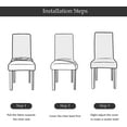 thumbnail image 6 of Visland Dining Chair Cover Stretch Dining Chair Covers Chair Slipcover Stretch Chair Covers for Dining Room, 6 of 7