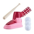 thumbnail image 3 of MERIGLARE Baseball Pitching Machine Foot Pedal Creative Baseball Trainer for Gifts Boy red, 3 of 9