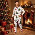 thumbnail image 2 of Lvotionpl 2026 Matching Family Christmas Pjs, Matching Christmas Pajamas Long Sleeve Top & Pants Set Matching Holiday Family Pajama Xmas Sets, 2 of 6