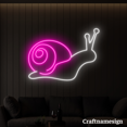 thumbnail image 2 of Craftnamesign Snail Line Art Neon Sign for Bedroom Kid Room Shop Wall Decor, 2 of 4