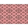thumbnail image 1 of Ahgly Company Machine Washable Indoor Rectangle Transitional Deep Rose Pink Area Rugs, 5' x 7', 1 of 7