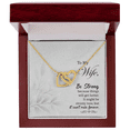 thumbnail image 5 of To My Wife Be Strong Inseparable Necklace, 5 of 20