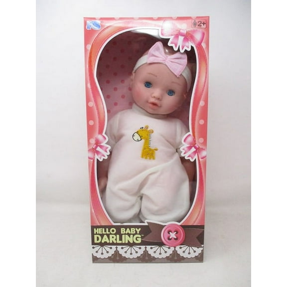KS Toys Hello Baby Darling Baby Doll - Pink Giraffe