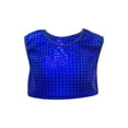 thumbnail image 3 of Bixock Summer Tops,Toddler Basic Short Sleeve Tee,Kids Polka Shiny Metallic Short Sleeve Tops for Girls Crew Neck Crop Top Party Performance Holiday Tops, 3 of 5