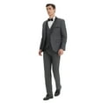 thumbnail image 6 of Beauty Emily New Men's Suit Korean Style Slim Fit 3-piece Suit Wedding Business Groom Groomsman 3-piece Suit Men's Dinner Jacket Vest Trouser Suit, 6 of 8
