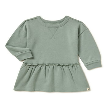 easy-peasy Baby and Toddler Girls' Sweatshirt Dress, Sizes 12 Months-5T