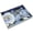 Blue Peony, variant on Serving Tray with Handles, 15.7 * 11.8 inches, Plastic Ottoman Tray with Exquisite Paintings, Trays for Coffee Table