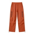 thumbnail image 4 of FRSASU Men's Leisure Cargo Pants Relaxed Fit Outdoor Hiking Camping Fishing & Construction Sports Work Trendy Trousers Brown, 4 of 9