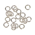thumbnail image 1 of 20 piezas de conectores para joyería de plata de ley 925, ideales para crear collares con anillas abiertas. 3mm, 1 of 7