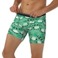 thumbnail image 3 of Picia Sheep Zzz Pattern Men's Athletic Long Leg Briefs , Performance Stretch Underwear，Moisture-Wicking, 3 of 7