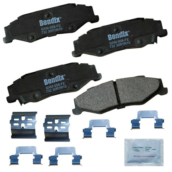 Disc Brake Pad Set Fits select: 1997-2008 CHEVROLET CORVETTE, 2009 CHEVROLET CORVETTE GT1