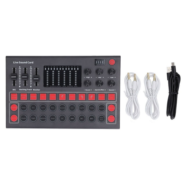 Tableau Son pour Changeur de Voix, Tableau Audio Interface Audio Équipement d'Enregistrement Studio Efficacité Maximale
