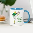 thumbnail image 3 of CafePress - Kicker: When In Doubt, Punt Mug - 11 oz Ceramic Mug - Novelty Coffee Tea Cup, 3 of 4