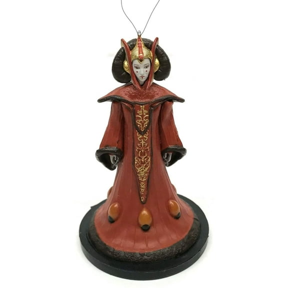 Phantom Menace Padme Amidala 4” Custom PVC Holiday Christmas Tree Ornament Disney Star Wars Figurine
