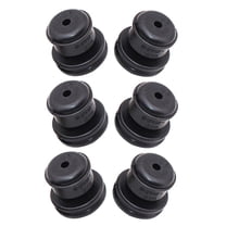 unbranded 6 Pcs Car Engine Cover Shock-absorbing Rubber Pad Handle Mud Motor Kit Cars Black