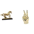 thumbnail image 1 of Escultura Figura Obra de Arte Adorno Coleccionable Estatua de Caballo Decoración de Escritorio Estantería Muebles de Sala Decoración del Hogar Gesto d, 1 of 8