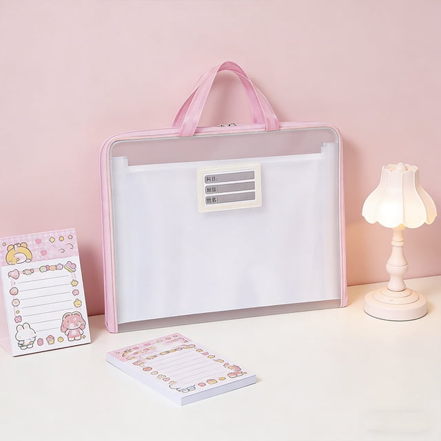 Accordion File Organizer Expanding File Folder with Zipper Compartments, Multi Layer Storage Portable Handle Durable Design, for Students Office Documents School Supplies Organization