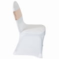 thumbnail image 2 of Your Chair Covers - 10 Pack Stretch Spandex Glitz Sequin Bands Blush, 2 of 3