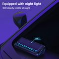 thumbnail image 5 of WENXUAN Solar Car Phone Number Plate Led Lighting Temporary Plate Parking Hidden (black), 5 of 6