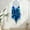 Blue, variant on Hanging Tree of Life Dreamcatcher, Woven Wall Decoration for Bedroom, Living Room, and Office, Colorful Feathers Home Decor for Relaxing, Modern, and Vintage Interior Styling